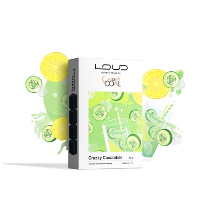 Табак для кальяна LOUD Lite 50 гр Crazy Cucumber (безумный огурец